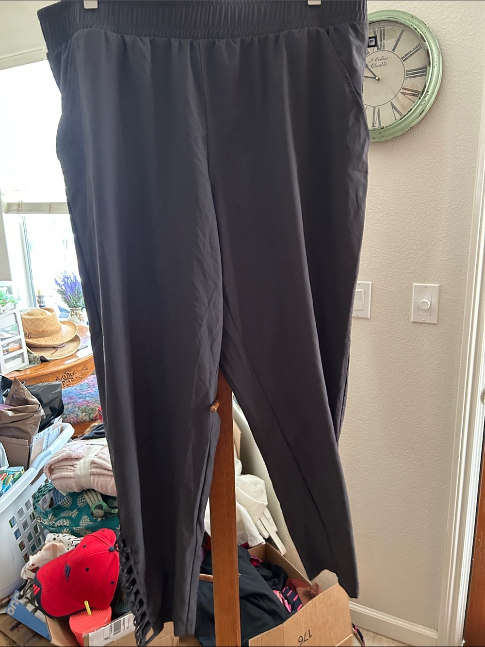Fabletics Men's Black Stretch Joggers VGUC
